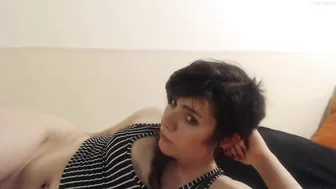 sexysally666 hot lady caresses big tits