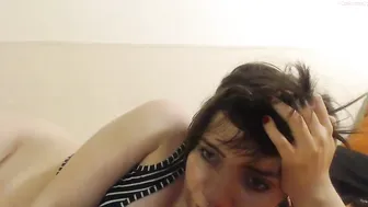 sexysally666 hot lady caresses big tits