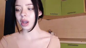 mrs_eva busty chick caresses big nipples