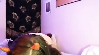 lillyspunk stroking boobs