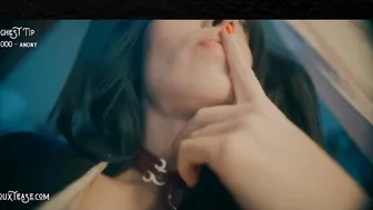 douxtease charming babe masturbates with sex toy