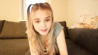 babyfromtheforest wild confused jumps on sex toy