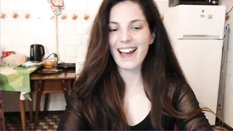 sweetmandyy thick slut caresses  tits