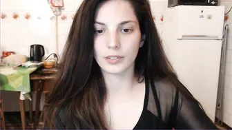 sweetmandyy thick slut caresses  tits