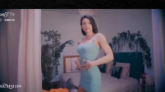 douxtease busty doll and her blue friend