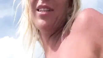 Sharon-Privat Geilen Kerl vom Trett-Bootverleih durch gefickt