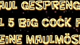 mydirtyhobby dirty-steffi Maul gesprengt 21x5 Big Cock fickt meine Maulm_se