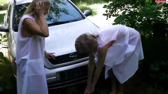 mydirtyhobby fetishalina Sexy Kittel Carwash
