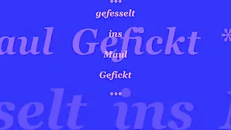 mydirtyhobby Notgeil1983 Gefesselt und ins Maul gefickt