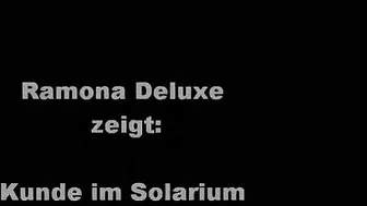 mydirtyhobby Ramona-Deluxe Kunde im Solarium wachgeblasen Real