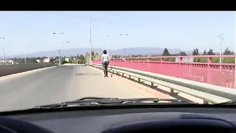 mydirtyhobby African-flower Blowjob auf der Autobahn Per Anhalter mitgenommen