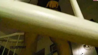 mydirtyhobby LilliePrivat Fotzenwalk auf der Treppe