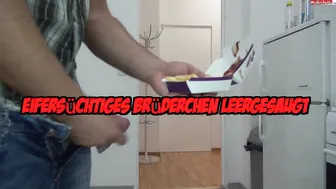 katy-young Eifers??chtiges Br??derchen leergesaugt