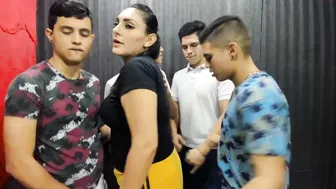 best_gangbang hot chick strips slut