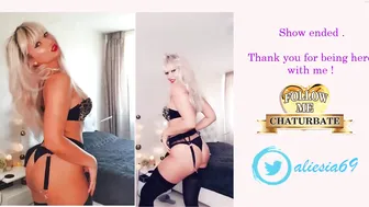 hotaliesia69 skinny slut plays with sex toys