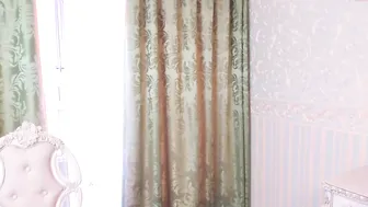 elaanna the charming female masturbates both holes