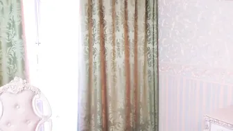 elaanna the charming female masturbates both holes