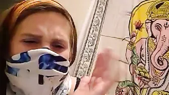roxybarnett Cute brown-haired woman performs double fuck