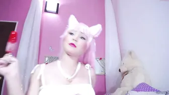 natashaa cute little doll caresses big boobs