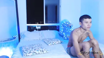 angelsabana cute passion gently caresses boobs