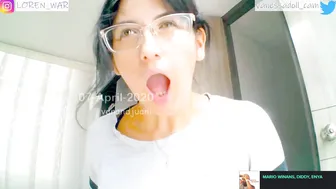 vanandjuani busty babe gently caresses her pussy