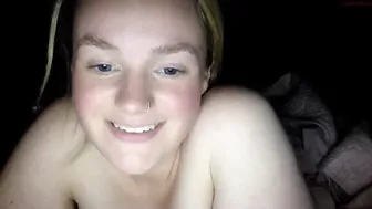 illbeyourbub petite brunette babe sucking dildo