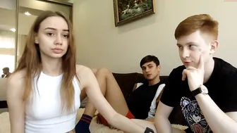 all_cryst cute lady undresses in front of the camera