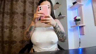 sexual_addiction blissful chick strips small tits