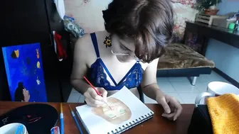 lola_lolaml impressive slut furiously masturbating vagina