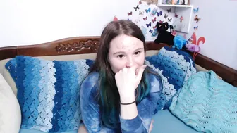 sexkitteh cute blonde is saturated with revelations with dildo