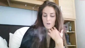 cornishcandy attractive babe caresses lips sex