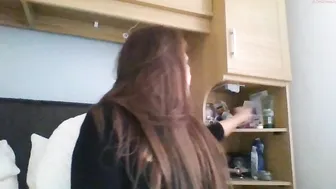 cornishcandy attractive babe caresses lips sex