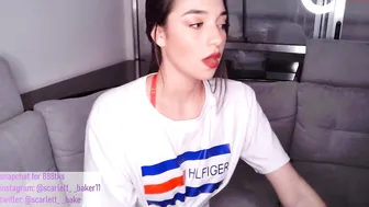 scarlett__baker cute whore takes off her panties and jerks off her cunt