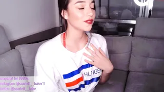 scarlett__baker cute whore takes off her panties and jerks off her cunt