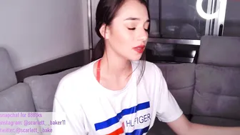 scarlett__baker cute whore takes off her panties and jerks off her cunt