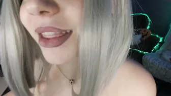 sexyalice1997 sweet lady caresses rubber penis