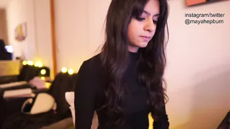 mayahepburn gorgeous ladies twirl tight ass