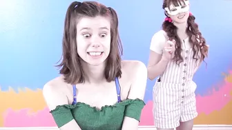 universitysmiles busty confused girl gets naked and jerks off