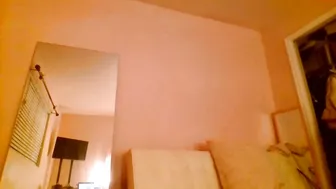 prncessbubblegum blonde takes off her stockings and daubs