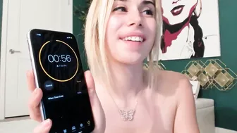 zurieelivira skinny female rubs herself with oil
