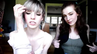 glitterglock gorgeous slut in erotic outfit