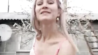 Annuta hot lady plants hand in anus