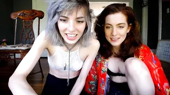 glitterglock naughty skin posing in lingerie