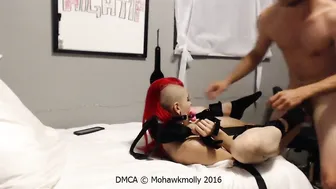 mohawk molly Skinny slut