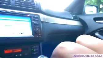 mzbeautidoll cute babe caresses shaved cunt