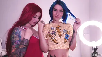 leah meow super chicula jerks off