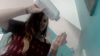 kelly payne thick slut caresses  tits
