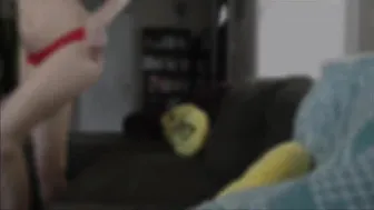 jilliandrake with a toy