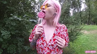 leah meow spicy chick gently pulls pussy