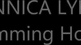 jennica lynn stocking babe shows elastic tits